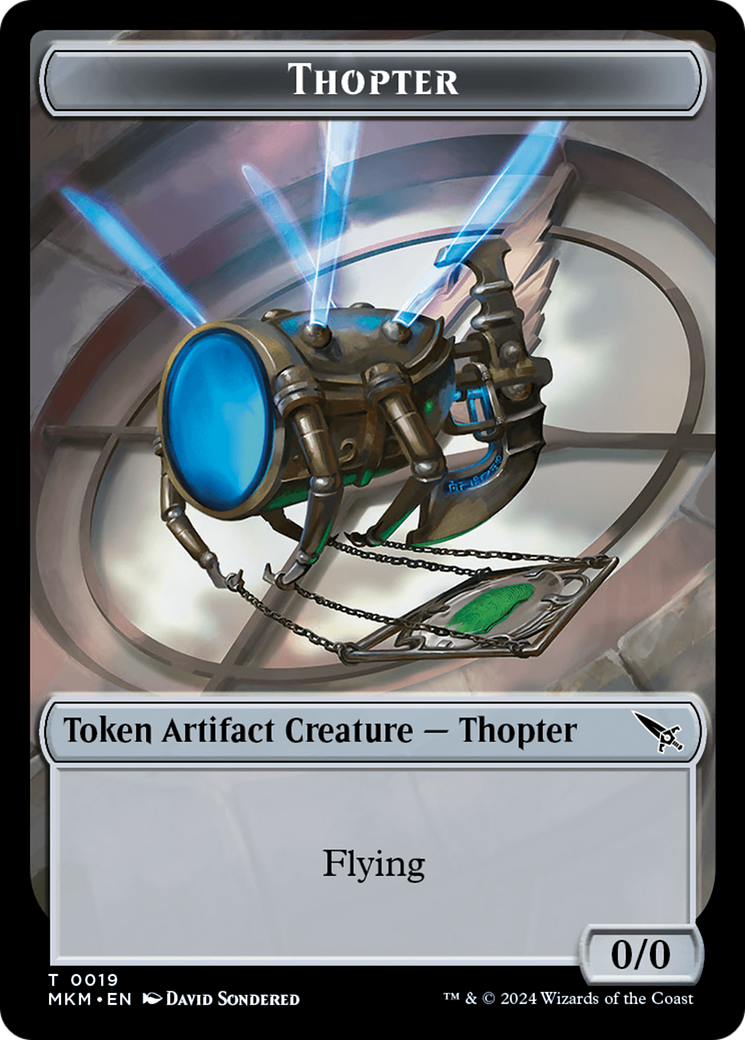 Thopter (TMKM-019)  Foil - Murders at Karlov Manor Tokens