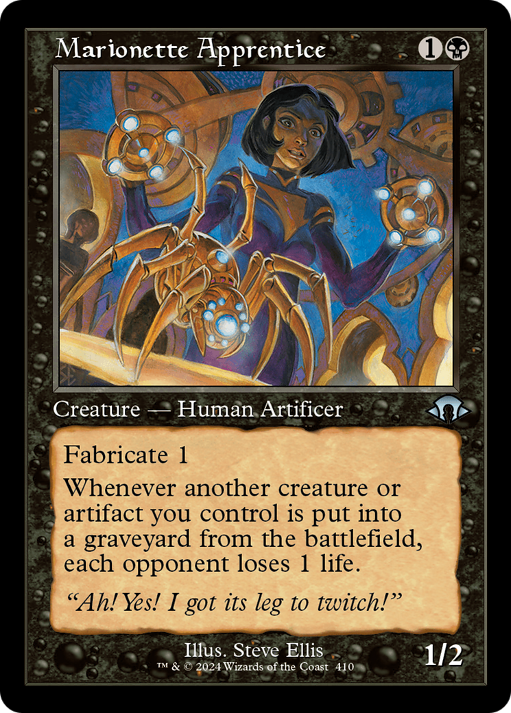 Marionette Apprentice (Retro Frame) (MH3-410)  - Modern Horizons 3
