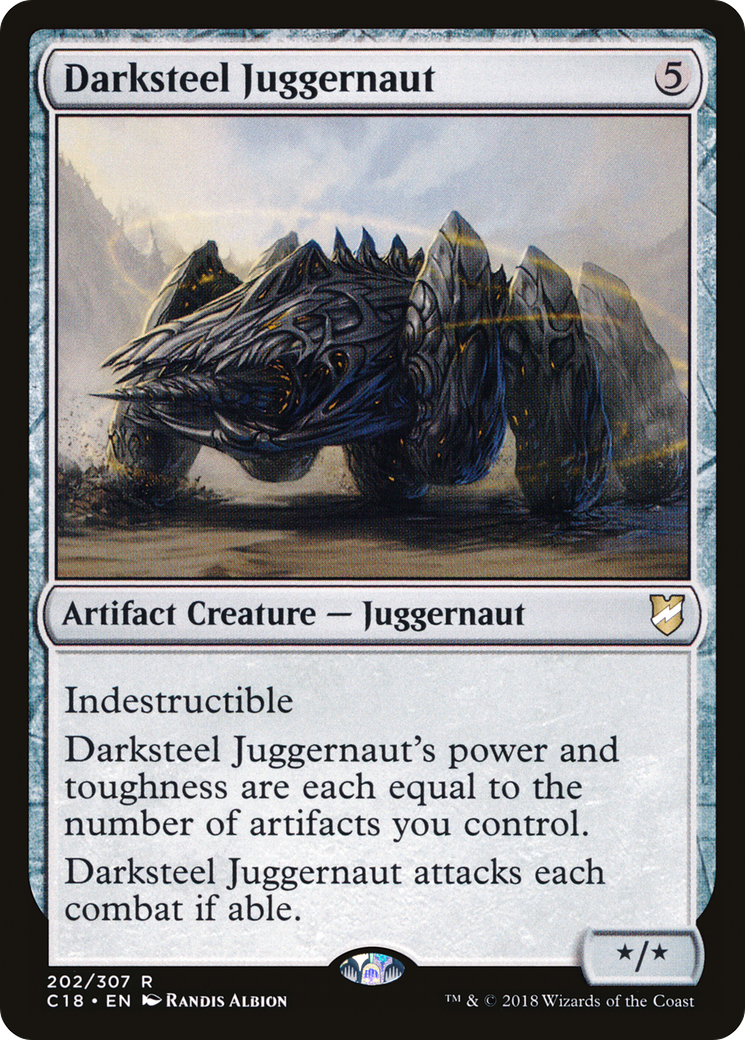 Darksteel Juggernaut (C18-202)  - Commander 2018