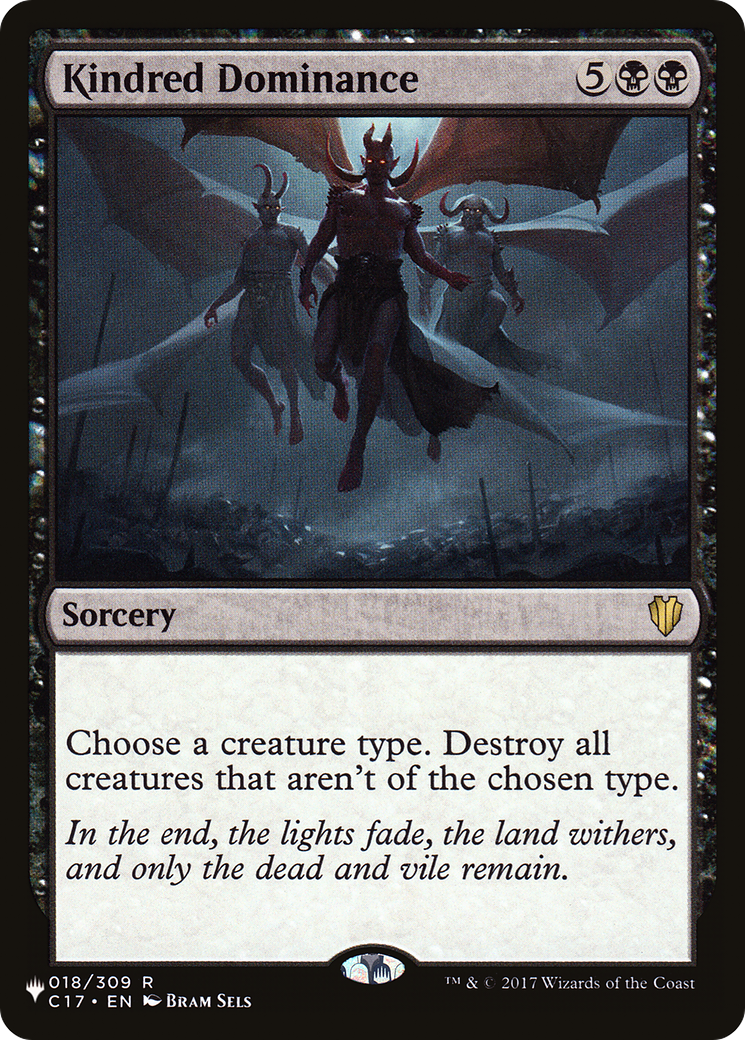 Kindred Dominance (LIST-018/309)  - The List