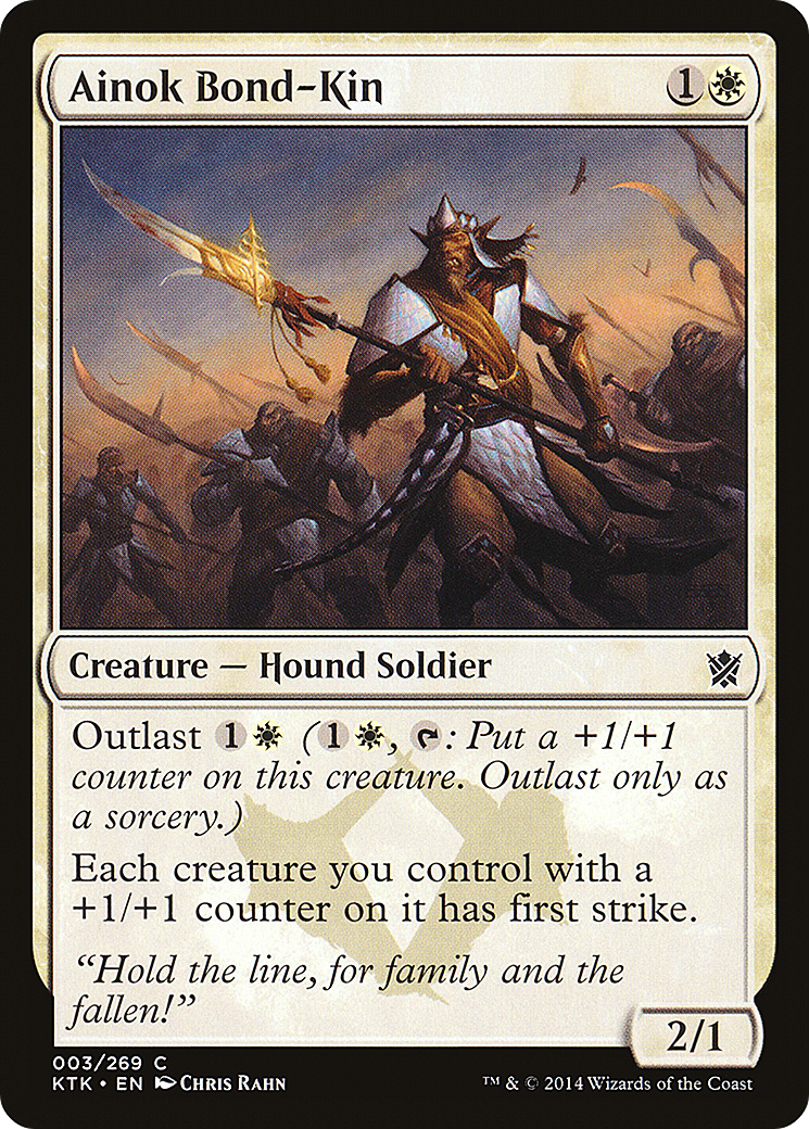 Ainok Bond-Kin (KTK-003)  Foil - Khans of Tarkir