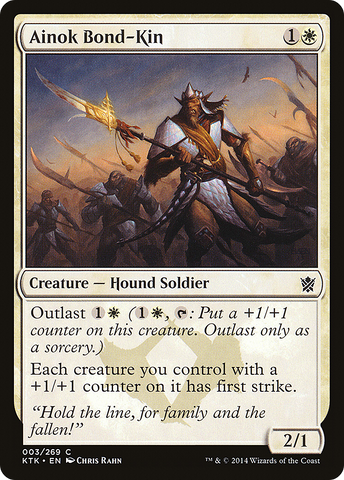 Ainok Bond-Kin (KTK-003)  Foil - Khans of Tarkir