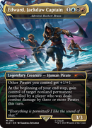 Edward, Jackdaw Captain - Admiral Beckett Brass (SLD-1561)  - Secret Lair Drop / Edward, Jackdaw Captain (Borderless)