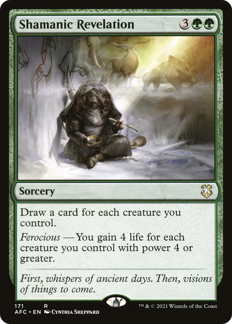 Shamanic Revelation (AFC-171) - Adventures in the Forgotten Realms Commander