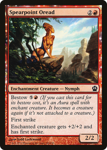 Spearpoint Oread (THS-141)  Foil - Theros: (enchantment)