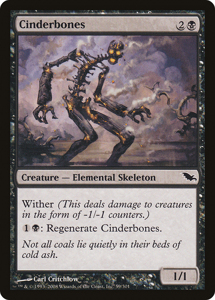 Cinderbones (SHM-059)  - Shadowmoor
