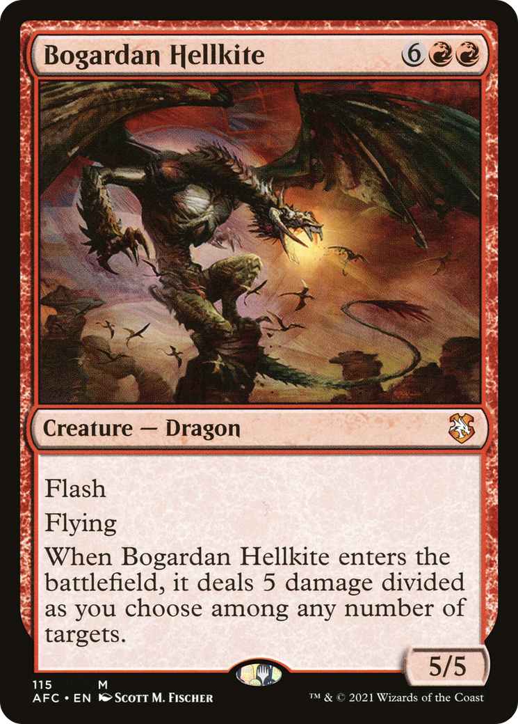 Bogardan Hellkite (AFC-115) - Adventures in the Forgotten Realms Commander