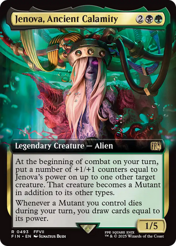 Jenova, Ancient Calamity (Extended Art) (FIN-493)  Foil - FINAL FANTASY: (Extended Art)