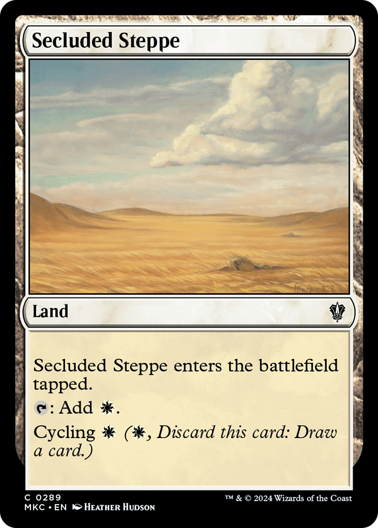 Secluded Steppe (MKC-289)  - Murders at Karlov Manor Commander