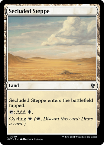 Secluded Steppe (MKC-289)  - Murders at Karlov Manor Commander