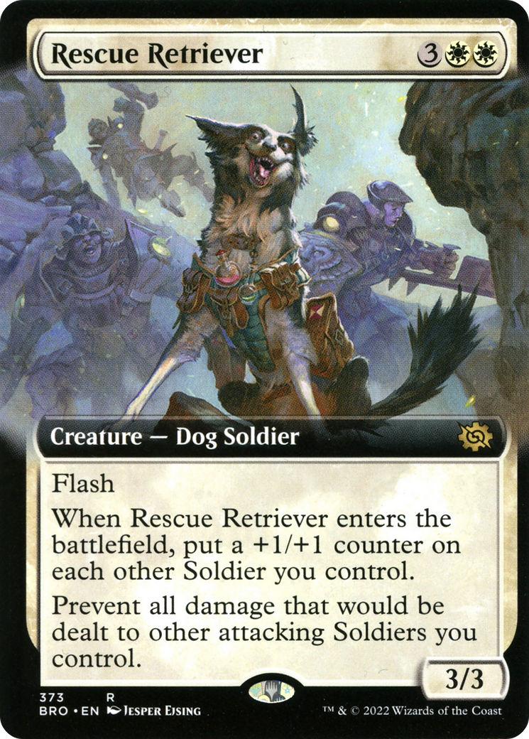 Rescue Retriever (Extended Art) (BRO-373)  - The Brothers' War: (Extended Art)