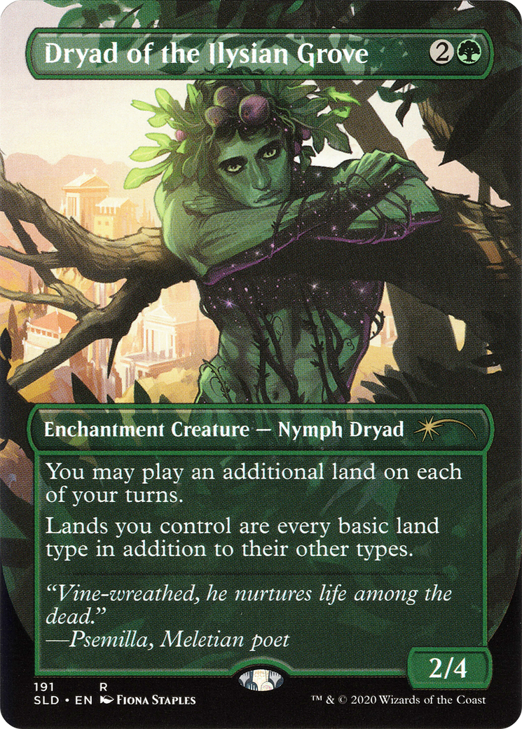 Dryad of the Ilysian Grove (SLD-191)  - Secret Lair Drop (Borderless)