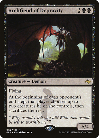 Archfiend of Depravity (FRF-062)  Foil - Fate Reforged