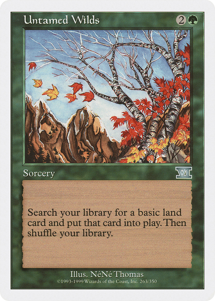 Untamed Wilds (6ED-263)  - Classic Sixth Edition