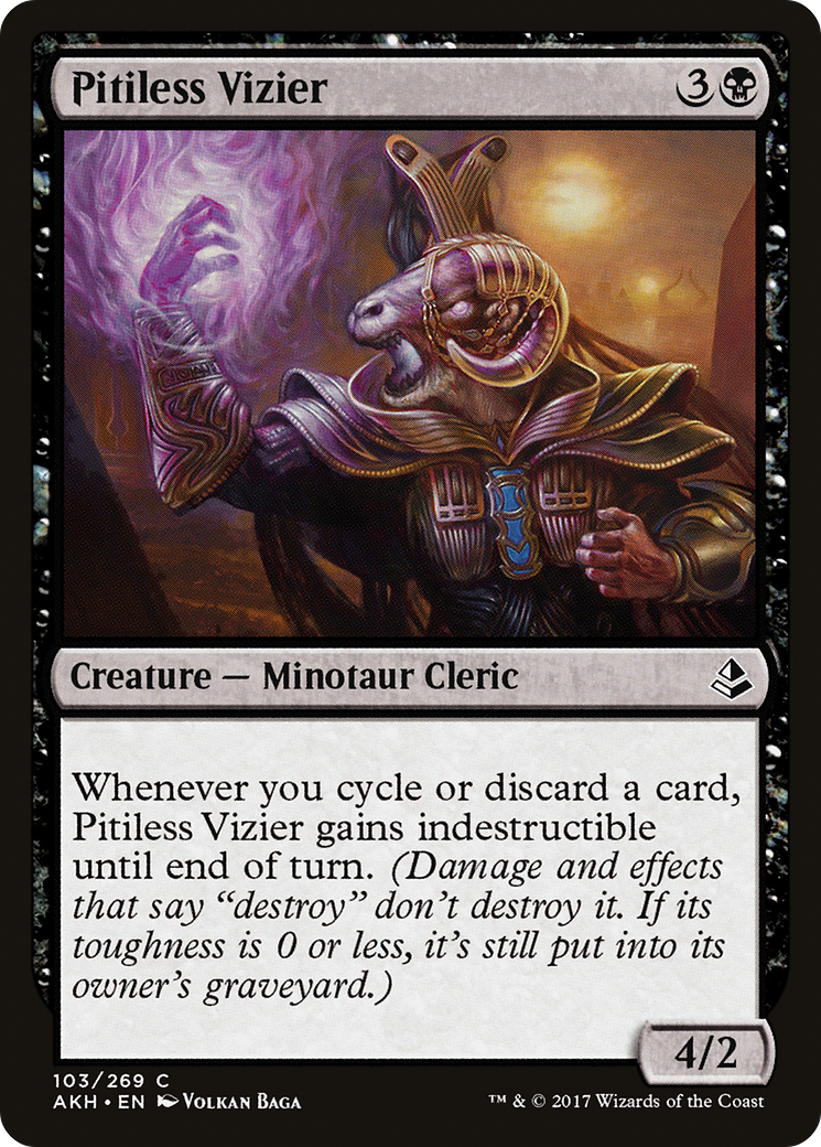 Pitiless Vizier (AKH-103)  Foil - Amonkhet