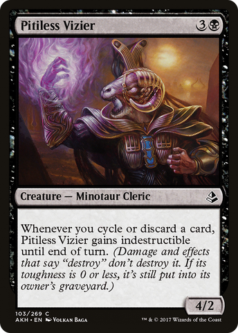 Pitiless Vizier (AKH-103)  - Amonkhet