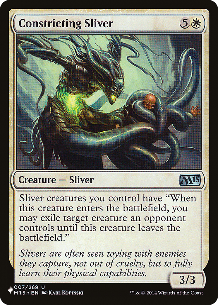 Constricting Sliver (LIST-007/269)  - The List