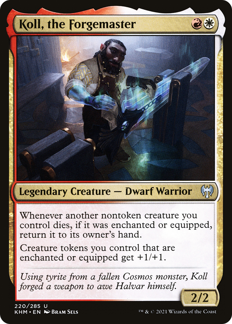 Koll, the Forgemaster (KHM-220)  Foil - Kaldheim