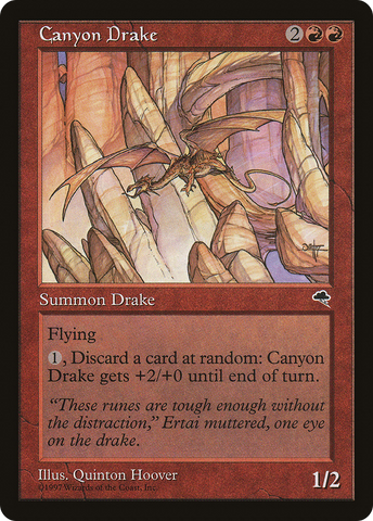 Canyon Drake (TMP-166)  - Tempest