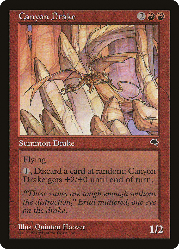 Canyon Drake (TMP-166)  - Tempest