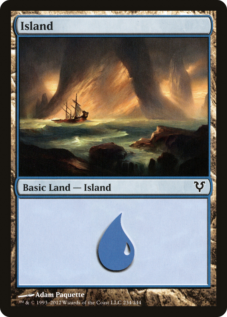Island (234) (AVR-234)  Foil - Avacyn Restored