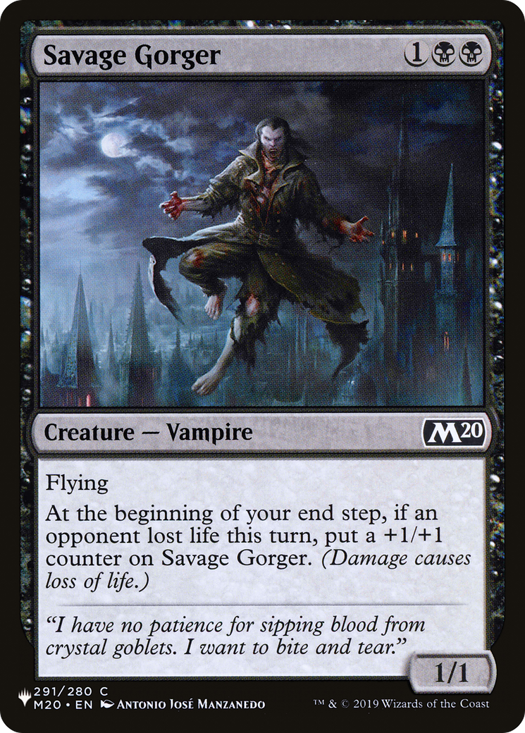 Savage Gorger (LIST-M20-291)  - The List