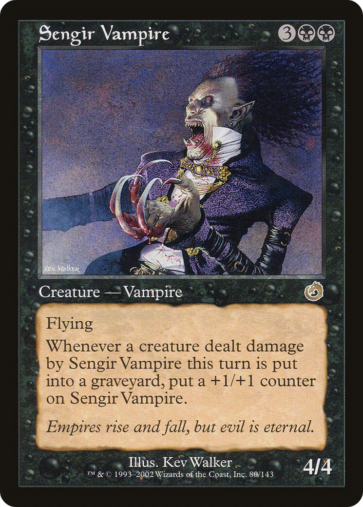 Sengir Vampire (TOR-080)  Foil - Torment