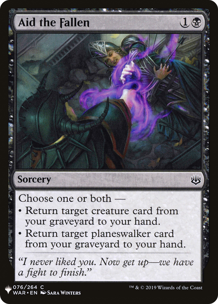 Aid the Fallen (LIST-076)  - The List