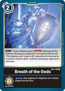 Breath of the Gods [BT3-105] [Release Special Booster Ver.1.5]