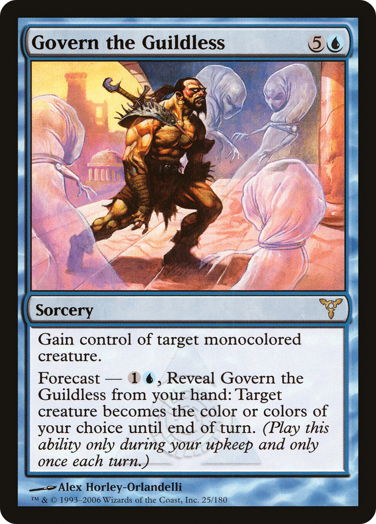 Govern the Guildless (DIS-025)  Foil - Dissension