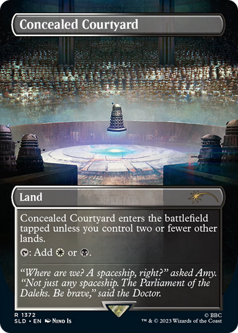 Concealed Courtyard (SLD-1372)  Foil - Secret Lair Drop (Borderless)