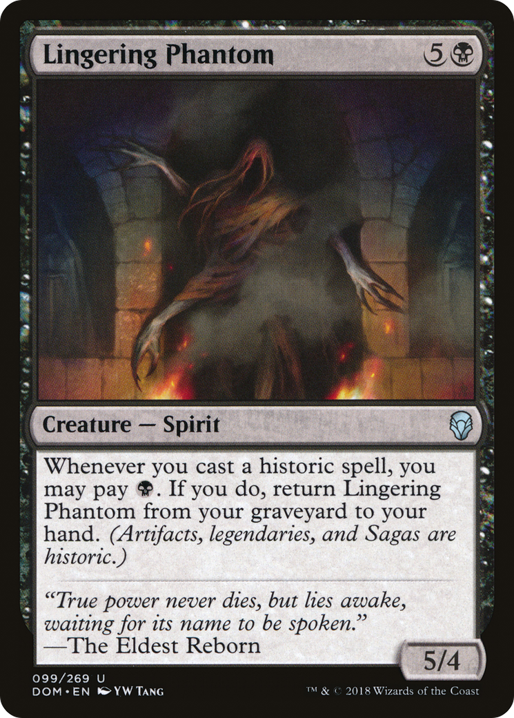 Lingering Phantom (DOM-099)  - Dominaria