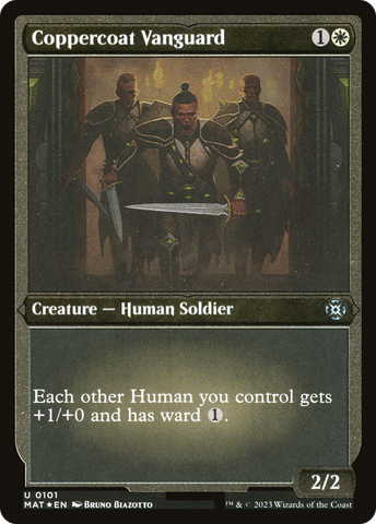 Coppercoat Vanguard (MAT-101)  Etched Foil - March of the Machine: The Aftermath
