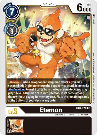 Etemon [BT3-070] [Release Special Booster Ver.1.5]