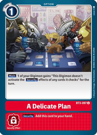 A Delicate Plan [BT3-097] [Release Special Booster Ver.1.5]
