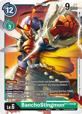 BanchoStingmon (BT3-058) - Release Special Booster 1.5