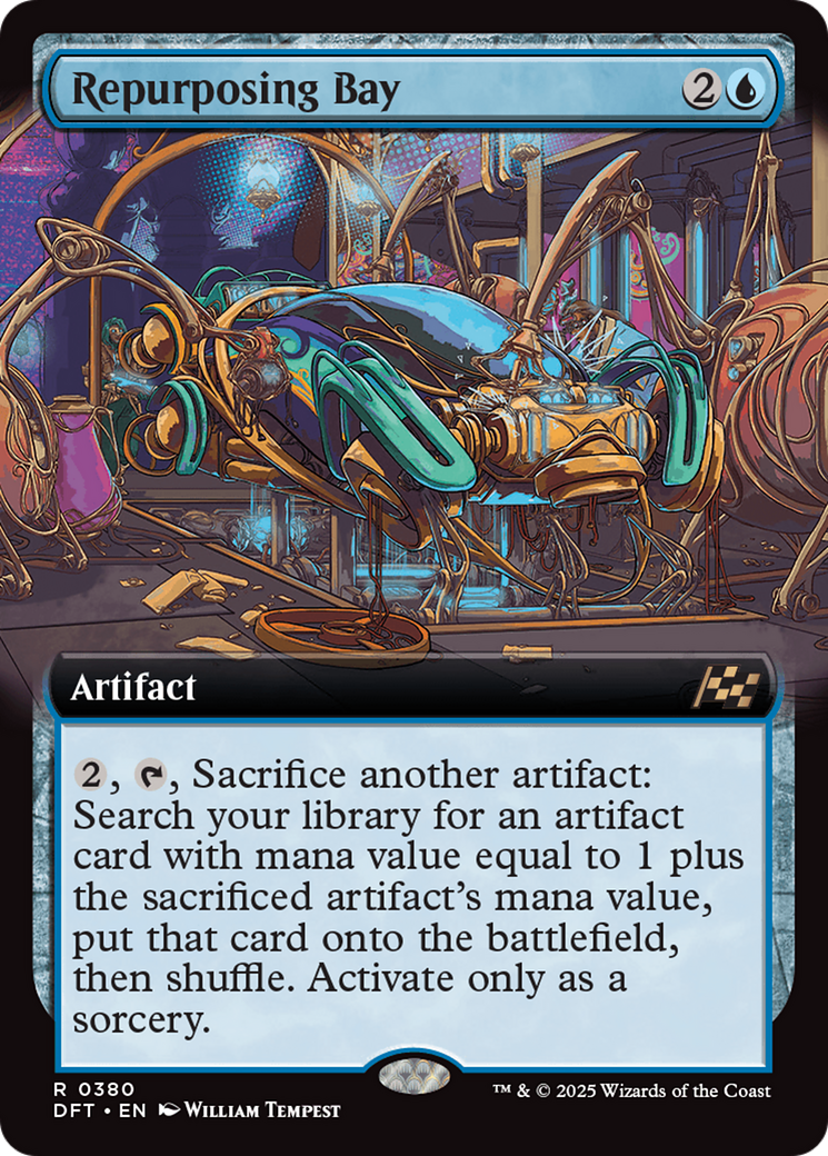 Repurposing Bay (Extended Art) (DFT-380)  Foil - Aetherdrift: (Extended Art)