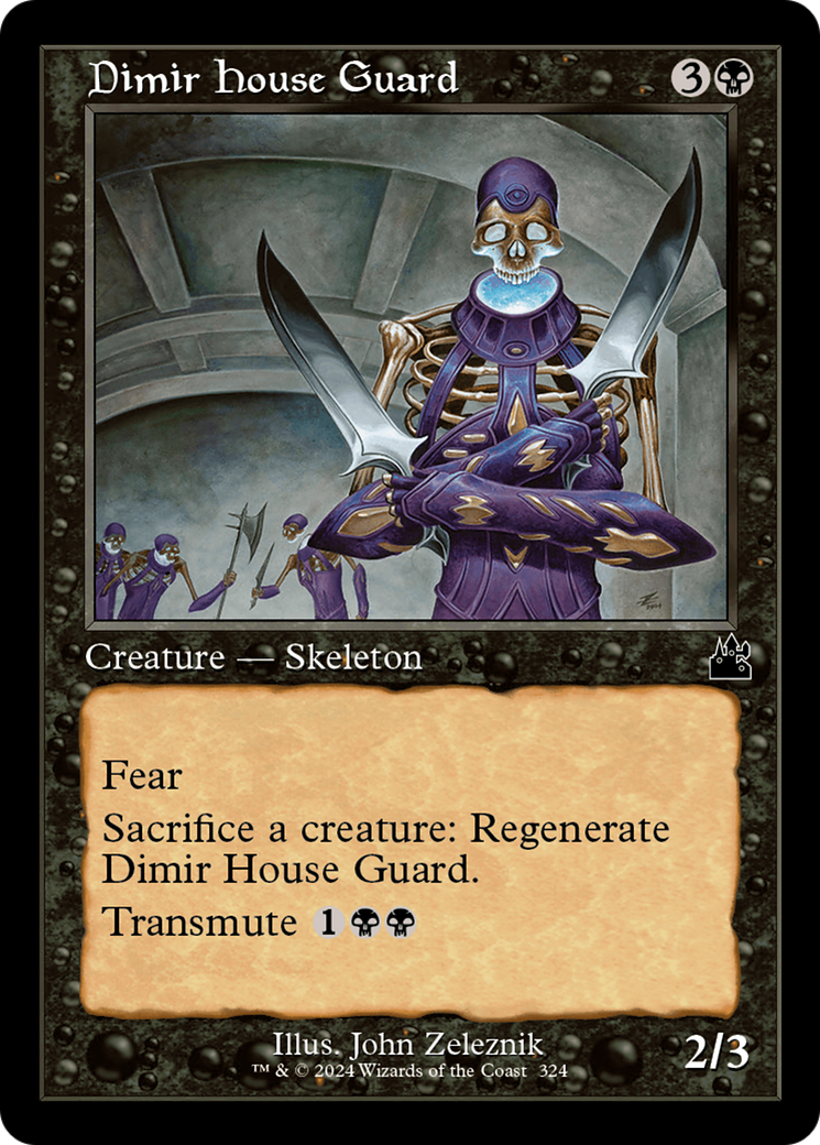 Dimir House Guard (Retro Frame) (RVR-324)  - Ravnica Remastered