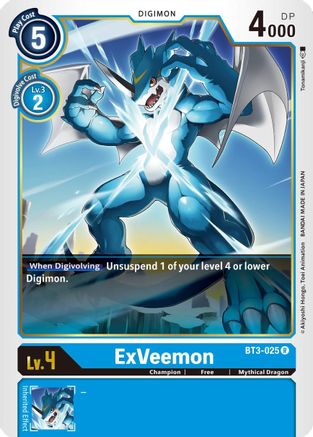 ExVeemon [BT3-025] [Release Special Booster Ver.1.5]