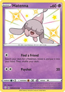 Hatenna SV054/SV122  - Holofoil Shining Fates Shiny Vault - Shiny Holo Rare