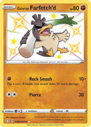 Galarian Farfetch'd SV063/SV122  - Holofoil Shining Fates Shiny Vault - Shiny Holo Rare