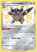 Galarian Perrserker SV087/SV122  - Holofoil Shining Fates Shiny Vault - Shiny Holo Rare