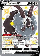 Dubwool V SV120/SV122  - Holofoil Shining Fates Shiny Vault - Shiny Holo Rare