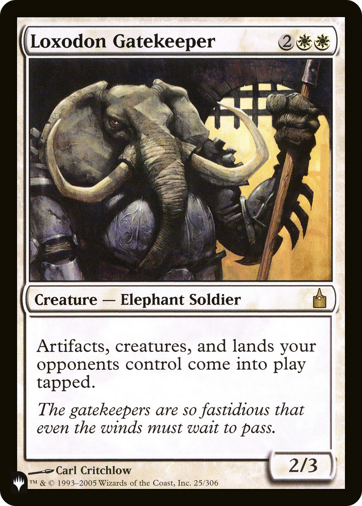 Loxodon Gatekeeper (LIST-25/306)  - The List