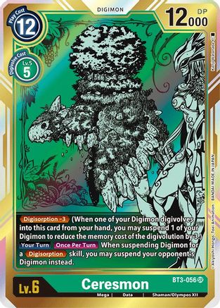 Ceresmon (Alternate Art) (BT3-056) - Release Special Booster 1.5 Foil