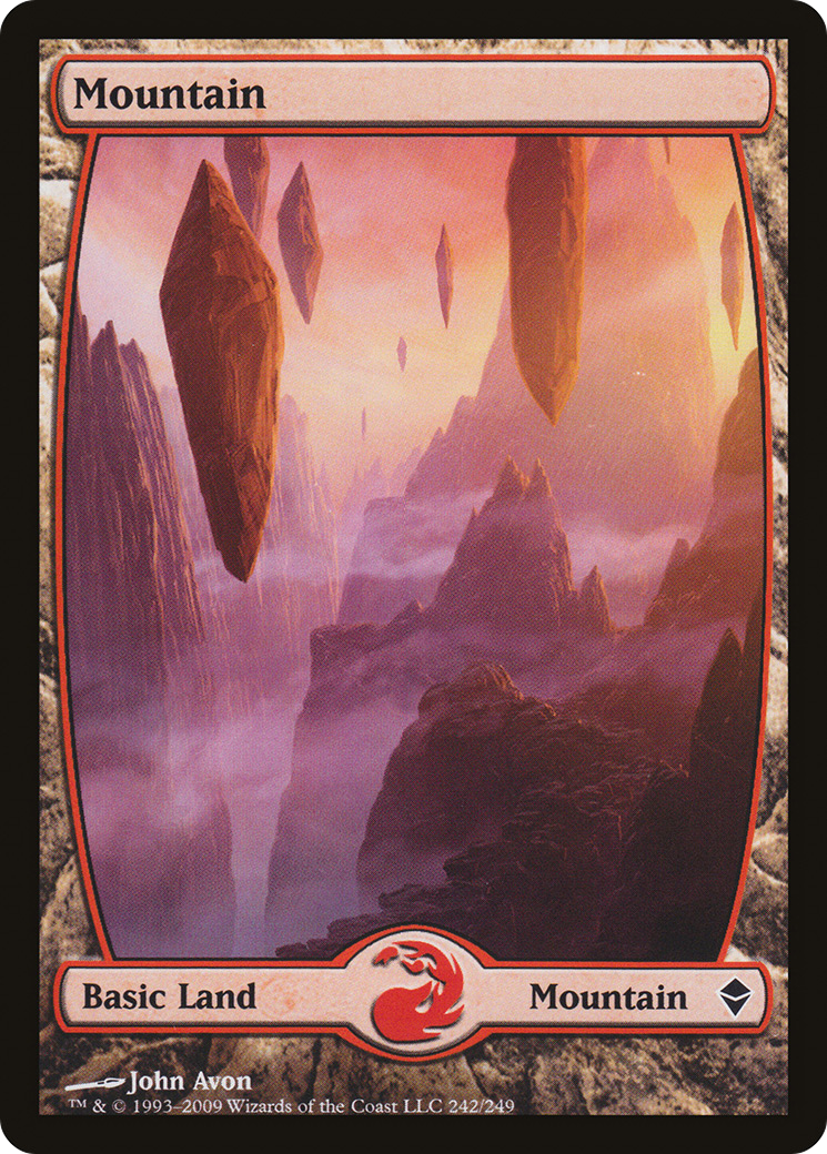 Mountain (242) - Full Art (ZEN-242)  - Zendikar