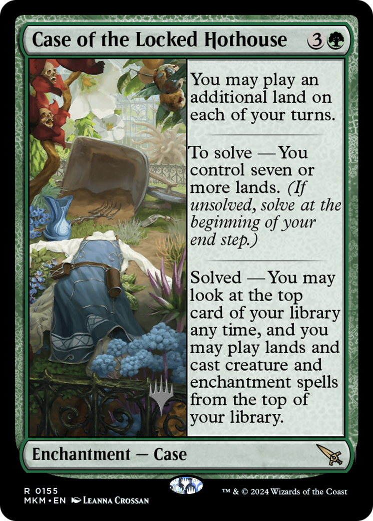 Case of the Locked Hothouse (PPMKM-155)  Foil - Murders at Karlov Manor Promos