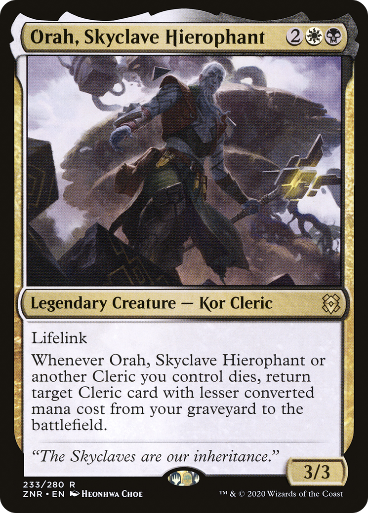 Orah, Skyclave Hierophant (ZNR-233)  - Zendikar Rising