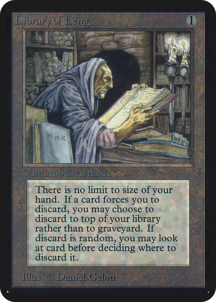 Library of Leng (LEA-)  - Limited Edition Alpha