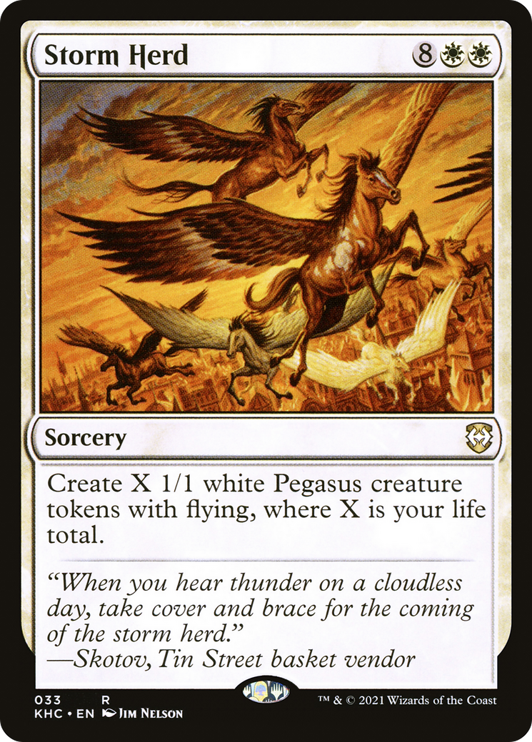 Storm Herd (KHC-033)  - Kaldheim Commander